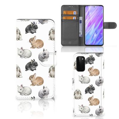 Telefoonhoesje | Met pasjeshouder | voor Samsung Galaxy S20 Konijntjes