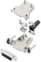 Amphenol L17DTZF09-RG+L77SDE09S D-sub female connectorset 180 ° Aantal polen: 9 Soldeerkelk 1 stuk(s) - thumbnail