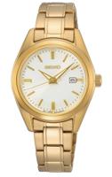 Seiko SUR632P1 Horloge Saffierglas staal goudkleurig 29,8 mm - thumbnail