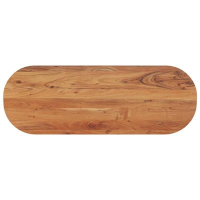Tafelblad ovaal 140x50x3,8 cm massief acaciahout