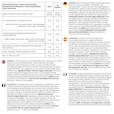 Purasana Biologische Chlorella Tabletten