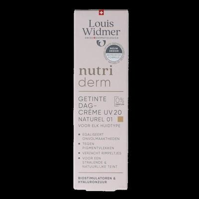 Louis Widmer Nutriderm Getinte Dagcrème UV20 01 Naturel ZP 30ml