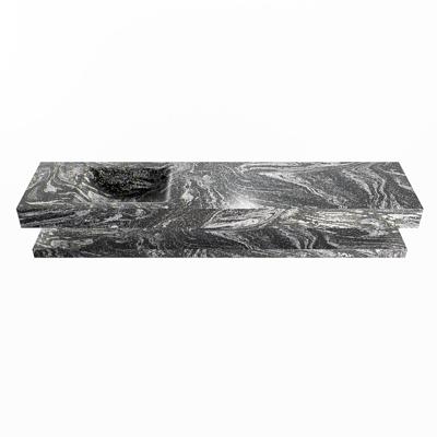 MONDIAZ ALAN-DLUX 200cm planchet Lava. Vrijhangende wastafel CLOUD links 1 kraangat, kleur Lava. MONDIAZ ALAN-DLUX 200cm planchet Lava. Vrijhangende wastafel CLOUD links 1 kraangat, kleur Lava.