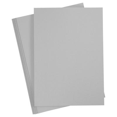Creativ Company Gekleurd karton, a4, vel 210x297 mm, 180 gr, grijs, 20 vel/ 1 doos