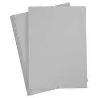 Creativ Company Gekleurd karton, a4, vel 210x297 mm, 180 gr, grijs, 20 vel/ 1 doos - thumbnail