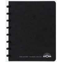 Atoma meetingbook, ft A5, zwart, gelijnd - thumbnail