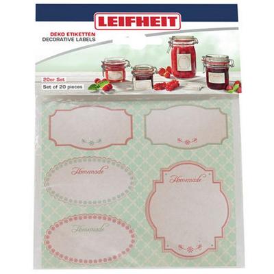 Leifheit 3217 Zelfklevende Deco-Etiketten 20 Stuks Pastel Leifheit 3217 Zelfklevende Deco-Etiketten 20 Stuks Pastel