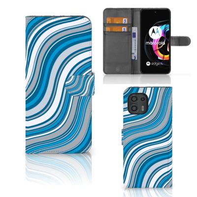 Motorola Edge 20 Lite | Telefoon Hoesje | Waves Blue