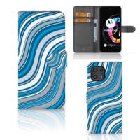 Motorola Edge 20 Lite | Telefoon Hoesje | Waves Blue - thumbnail