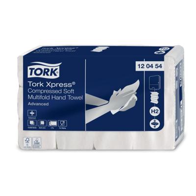 Tork Xpress® gecomprimeerde zachte handdoek, multifold M, Advanced, 2-laags, systeem H2, 12 x 200 vel Tork Xpress® gecomprimeerde zachte handdoek, multifold M, Advanced, 2-laags, systeem H2, 12 x 200 vel