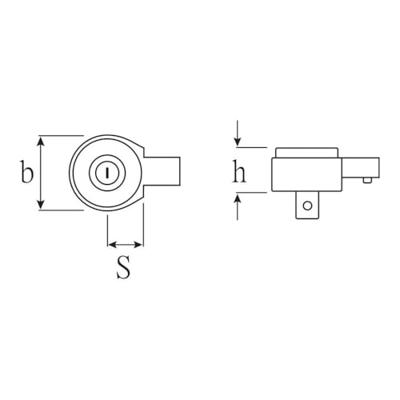 Stahlwille 735/10 58250010 Insteekratel 1/2 (12.5 mm)