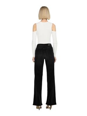 Only Onlmadison Blush Hw Wide Dnm Cro099 Noos 15299796 Loose Fit Washed Black
