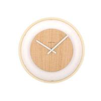 NeXtime klok 3046 wood loop, ø30 cm, wall, wood - thumbnail