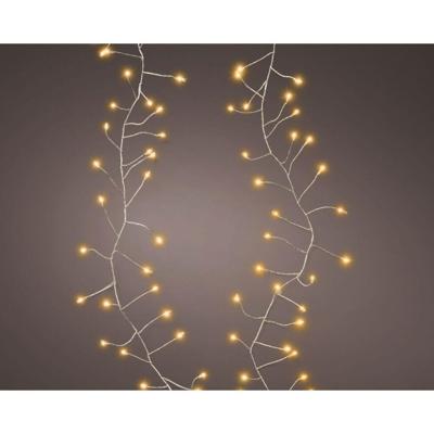 Overige Merken Led snoer 100 leds 120 cm warm wit licht zilver