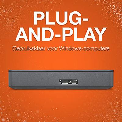 Seagate stjl1000400 basic external archive hdd, 1 tb, usb 3.2 gen 1 (3.1 gen 1) silver