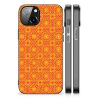 Apple iPhone 13/14 Back Case Batik Oranje - thumbnail