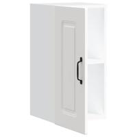 Keukenwandkast Kalmar bewerkt hout wit - thumbnail