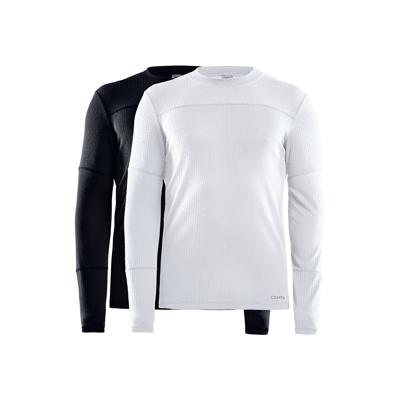 2-Pack Core - Thermoshirt lange mouw Heren - Ronde hals - Thermo ondergoed heren - Snel drogend