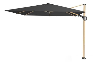 Zweefparasol Challenger T2 Premium 300x300 cm vervaagd zwart oak kleurig frame zonwering Platinum - Platinum Zweefparasol Challenger T2 Premium 300x300 cm vervaagd zwart oak kleurig frame zonwering Platinum - Platinum