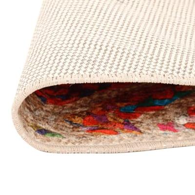 Vloerkleed wasbaar anti-slip 120 cm meerkleurig Vloerkleed wasbaar anti-slip 120 cm meerkleurig