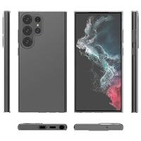 Lunso - Samsung Galaxy S23 Ultra - TPU Backcover hoes - Transparant - thumbnail