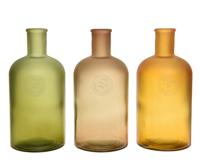 Vaas recycled glas d9h19,50 cm a3 II Decoris - Decoris - thumbnail