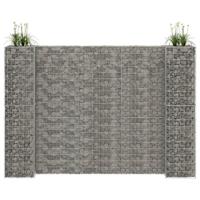 Gabion plantenbak H-vormig 260x40x180 cm staaldraad - thumbnail