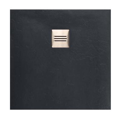 Boss & Wessing Composiet Douchebak Square 90x90 cm Antraciet - Pizarra