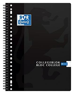 Oxford collegeblok A4+ 23-gaats ruit 10mm assorti (1 stuk)