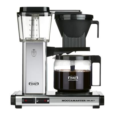 Moccamaster KBG Select Polished Silver Volledig automatisch Filterkoffiezetapparaat 1,25 l