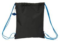 Rugtas met Koordjes Kelme Jet black Zwart 35 x 40 x 1 cm - thumbnail