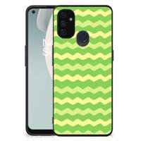 OnePlus Nord N100 Back Case Waves Green - thumbnail