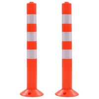 VidaXL Verkeerspalen 75 cm kunststof 2 st - thumbnail