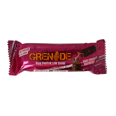 High protein bar dark chocolate raspberry 60 Gram