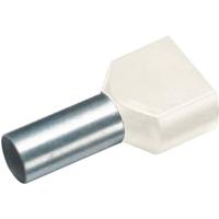 Vogt Verbindungstechnik 460814D Dubbele adereindhulzen 10 mm² Deels geïsoleerd Ivoor 100 stuk(s) - thumbnail