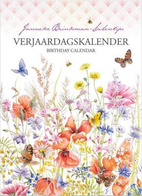 Verjaardagskalender Klaproos met vlinder