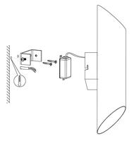 Eglo WandlampAgolada Up - Down zwart met koperbruin - 94804 - thumbnail