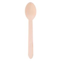 Wegwerp Lepel Hout 16cm, 50st. - thumbnail