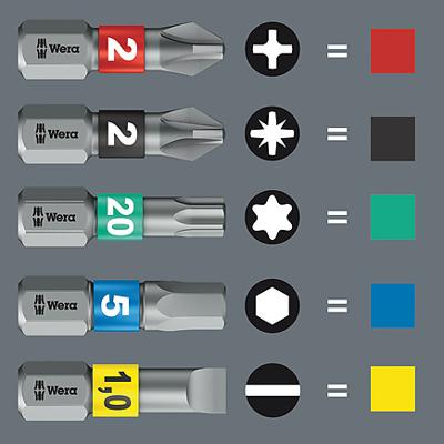 Wera Bit-Check 10 Impaktor 2 bitset Wera Bit-Check 10 Impaktor 2 bitset