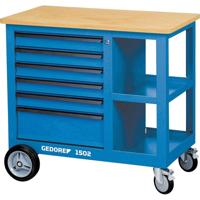 Gedore 6620540 1502 - werkbank op wielen 6 laden 875 x 950 x 550 mm (b x h x d) 950 x 870 x 550 mm - thumbnail