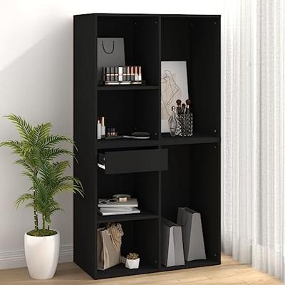 Cosmeticakast 80x40x75 cm bewerkt hout zwart Cosmeticakast 80x40x75 cm bewerkt hout zwart