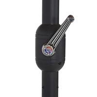 Parasol met aluminium paal 460x270 cm taupe - thumbnail