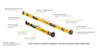 DEWALT DWHT0-43172 Waterpas 180 cm - thumbnail