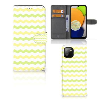 Samsung Galaxy A03 | Telefoon Hoesje | Waves Yellow
