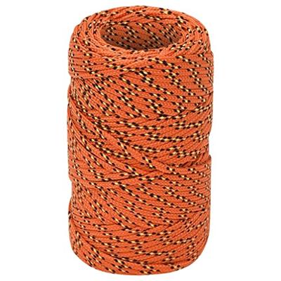 VidaXL Boottouw 2 mm 250 m polypropyleen oranje VidaXL Boottouw 2 mm 250 m polypropyleen oranje