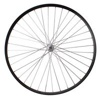 Voorwiel 28-15/8-13/8 622 alu naaf alu velg zwart - thumbnail