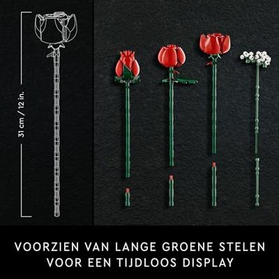 LEGO ICONS 10328 BOEKET ROZEN BLOEMEN - thumbnail