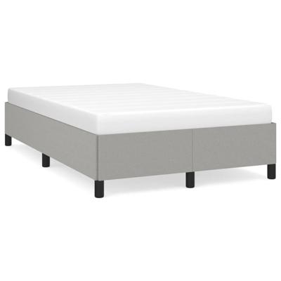 Bedframe zonder matras 120x190 cm stof lichtgrijs