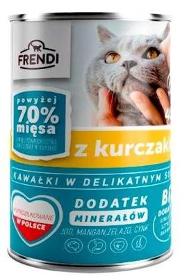 FRENDI with Chicken chunks in delicate sauce - nat kattenvoer - 400g