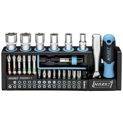 Hazet smartholder gereedschaphouder 2300sh-1 | 1/4 inch (6,3 mm) zeskant massief, 1/4 inch (6,3 mm) vierkant hol | sleufprofiel, kruiskop profiel ph, pozidriv-profiel pz | 39-delig Hazet smartholder gereedschaphouder 2300sh-1 | 1/4 inch (6,3 mm) zeskant massief, 1/4 inch (6,3 mm) vierkant hol | sleufprofiel, kruiskop profiel ph, pozidriv-profiel pz | 39-delig